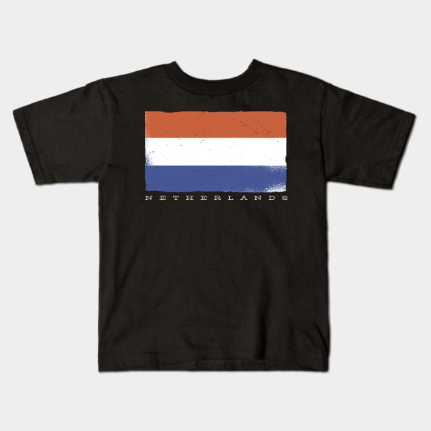 Netherlands Shirt Kids T-Shirt by A&P